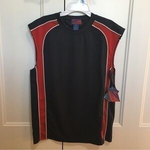 Boys size X-Large 18 navy and Red Sea World tank top